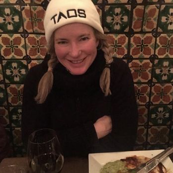 Cafe Pasqual's - Happiness after Cabernet and chicken enchiladas at Cafe Pasqual's. - Vegetarian Near Me - Santa Fe, New Mexico