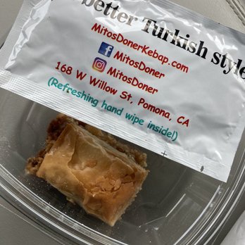 Mito's Döner Kebap - Check-in offer: Baklava - Mediterranean Near Me - Pomona, California