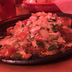 Double D Steakhouse - The Cajun blackened tilapia was very wonderful, great taste, very spicy to some but just right for me.