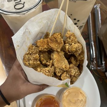 Quickly - Spicy popcorn chicken with spicy mayo - Coffee & Tea Near Me - Tempe, Arizona