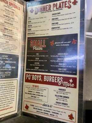 Menu photo 2 Seth's Lake Fork Creek Quitman, TX