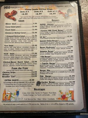 Menu photo 1 Blakeslee's Bar & Grill Forks, WA