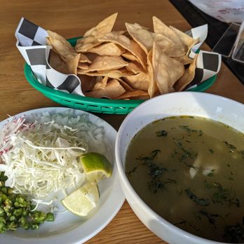 Eight Row Flint- East End - Pozole verde de pollo (green chicken pozole) - Whiskey Bars Near Me - Houston, Texas Eight Row Flint- East End - Pozole verde de pollo (green chicken pozole) - Whiskey Bars Near Me - Houston, Texas