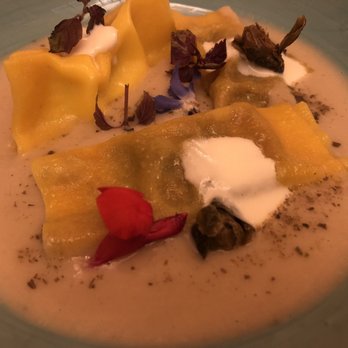 Osteria Di Passignano - Eggplant purée topped with burata cheese - Italian Near Me - Badia A Passignano, FI