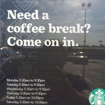Starbucks - Hours. - Coffee & Tea Near Me - Horn Lake, Mississippi Starbucks - Hours. - Coffee & Tea Near Me - Horn Lake, Mississippi