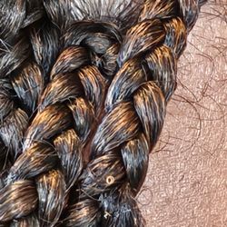 Nonye Hair Braiding - Close up of the 1st braid I noticed