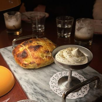 Cucina Alba - Bread with whipped ricotta - Italian Near Me - New York, New York Cucina Alba - Bread with whipped ricotta - Italian Near Me - New York, New York