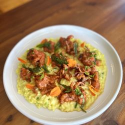 Trattoria Bella - Risotto with baby octopus. Special of the week