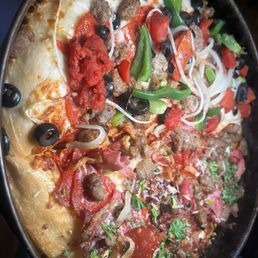 Half & Half Deep Dish - Large Half & Half Deep Dish - Large