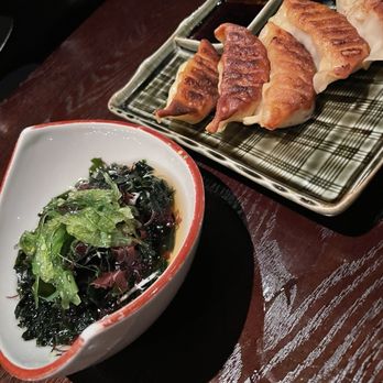 Shino Sushi - Seaweed salad and Gyoza - Japanese Near Me - San Diego, California