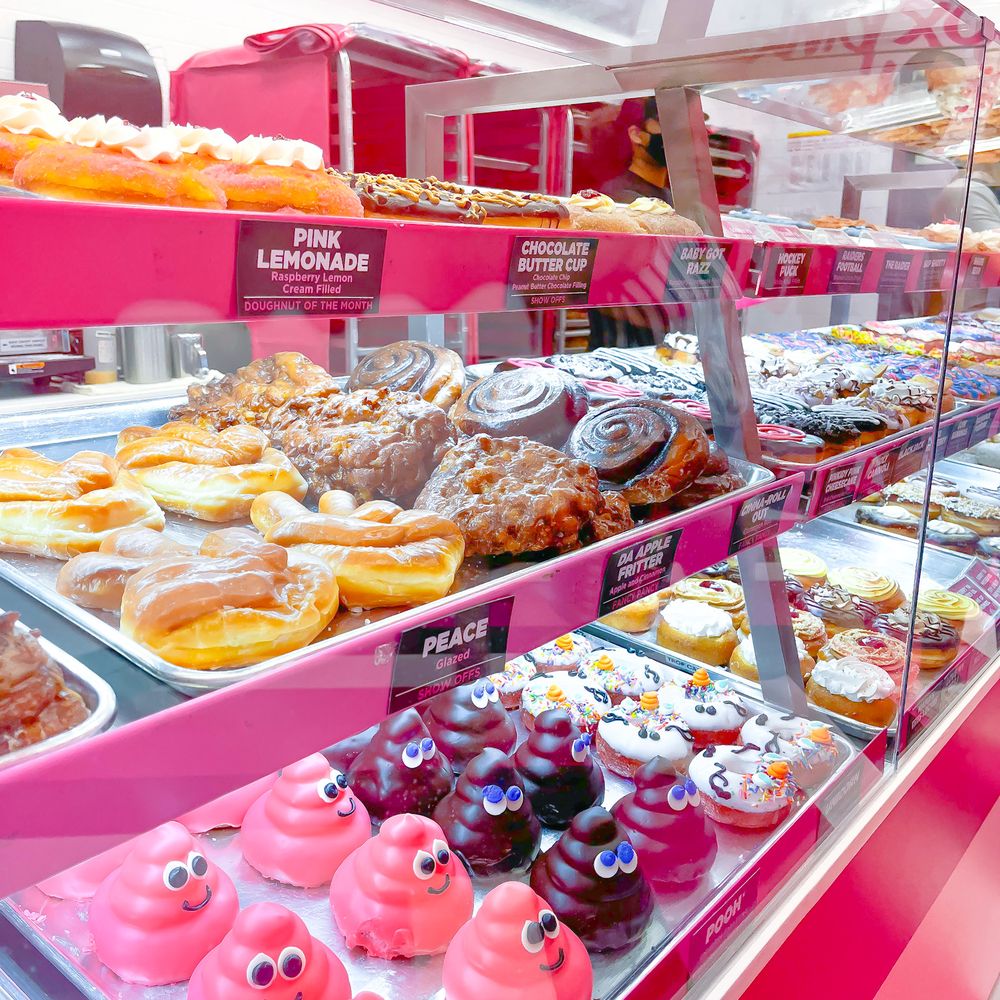 Pinkbox Doughnuts - display of donuts - Donuts Near Me - Las Vegas, Nevada Pinkbox Doughnuts - display of donuts - Donuts Near Me - Las Vegas, Nevada