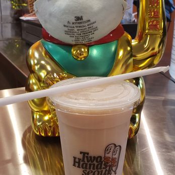 Two Hands Corn Dogs - Horchata slush, not slushy enough - Hot Dogs Near Me - Houston, Texas Two Hands Corn Dogs - Horchata slush, not slushy enough - Hot Dogs Near Me - Houston, Texas