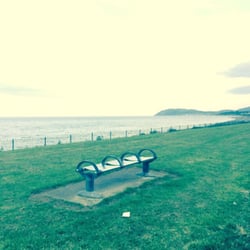 Killiney Beach - Bench seating overlooking Killiney Bay