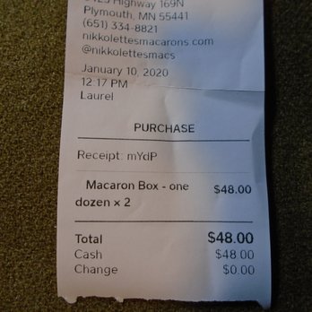 Nikkolette's Macarons - Final tab - two 12 packs. - Desserts Near Me - Plymouth, Minnesota Nikkolette's Macarons - Final tab - two 12 packs. - Desserts Near Me - Plymouth, Minnesota