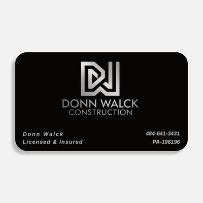 Donn Walck Construction Logo