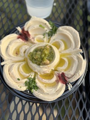 Hummus and Pita by null