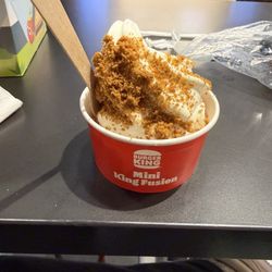 Burger King - Biscoff ice cream
