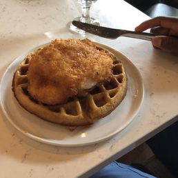 Chicken and waffles