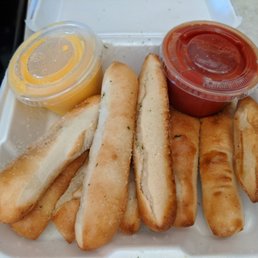 Bread sticks are great Bread sticks are great