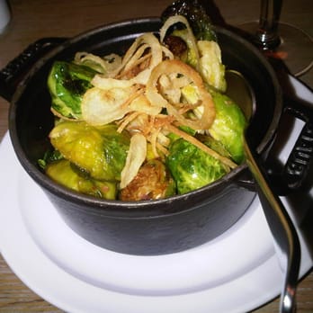 Bymark - Roasted Brussels Sprouts w/ garlic & red wine shallot vinaigrette - Canadian (New) Near Me - Toronto, Ontario