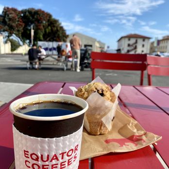 Equator Coffees - 10oz Coffee ($3.25) & Blueberry Muffin ($4) - Coffee & Tea Near Me - San Francisco, California