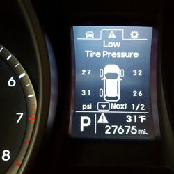 Avis Rent A Car - Nice touch to start off with underinflated tires.