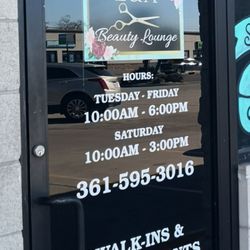 L&A Beauty Lounge - Hours of operation.