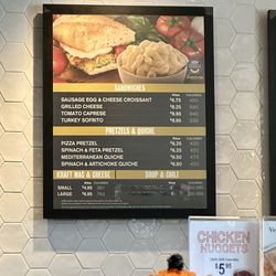 Barnes & Noble - Current menu as of 10/4/24