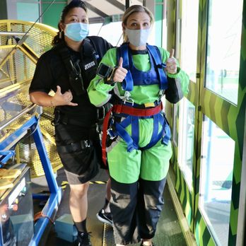 SkyJump - About to jump COVID style - Skydiving Near Me - Las Vegas, Nevada