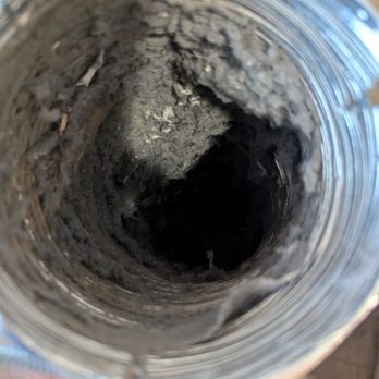 Dryer Vent Cleaning Pro - Inside the vent - Air Duct Cleaning Near Me
