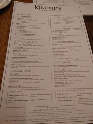 Menu photo 3 Kincaid's Fish, Chop & Steakhouse Bloomington, MN Menu photo 3 Kincaid's Fish, Chop & Steakhouse Bloomington, MN