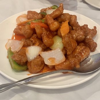 Lucky Dragon 龍圖飯店 - Sweet and Sour Pork 咕咾肉 - Cantonese Near Me - Houston, Texas