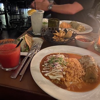 Javier's - Enchilada , Chile Relleno & Taco. Strawberry Margarita - Mexican Near Me - Irvine, California Javier's - Enchilada , Chile Relleno & Taco. Strawberry Margarita - Mexican Near Me - Irvine, California