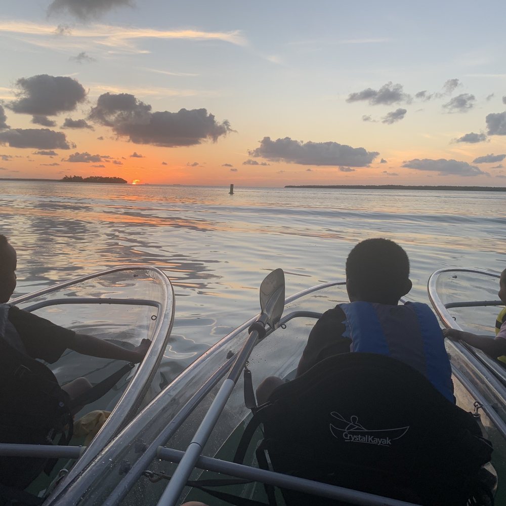 Sunset with I can see Clear Kayaking Sunset with I can see Clear Kayaking
