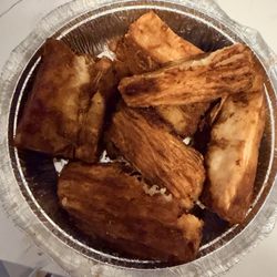 Sofrito Al Punto Restaurant - Burned yuca, over cooked disgusting
