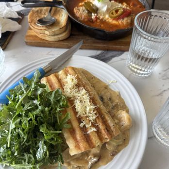 Cafe Weekend - Shakshuka Toowoomba Panini - Breakfast & Brunch Near Me - Allston, Massachusetts
