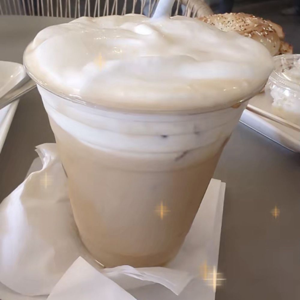 The Press Espresso - Iced coffee with cream and sugar, along with cold foam. - Coffee & Tea Near Me - Temecula, California The Press Espresso - Iced coffee with cream and sugar, along with cold foam. - Coffee & Tea Near Me - Temecula, California