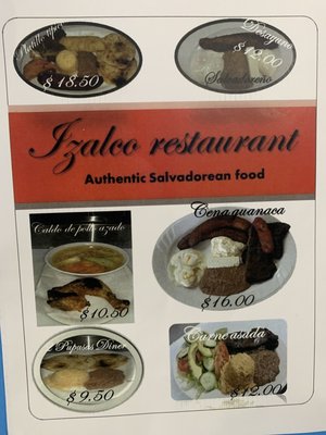 Menu photo 5 Izalco Restaurant Chicago, IL