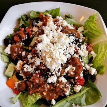 Rustic Slice - Monte Carlo salad with extra bacon and sun dried tomatoes - Pizza Near Me - Kitchener, Ontario