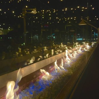 Belmont Brewing - Outdoor patio fire pit. - Breweries Near Me - Long Beach, California