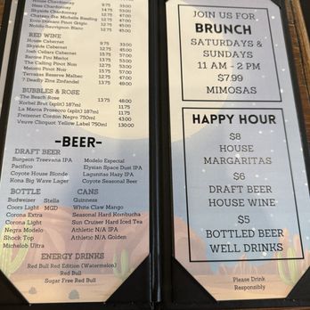 Coyote Bar & Grill - Menu - Bars Near Me - Carlsbad, California Coyote Bar & Grill - Menu - Bars Near Me - Carlsbad, California