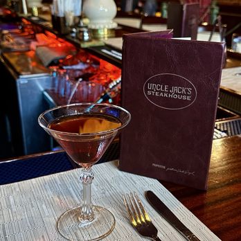 Uncle Jack's Steakhouse - Rob Roy Cocktail - Steakhouses Near Me - Bayside, New York