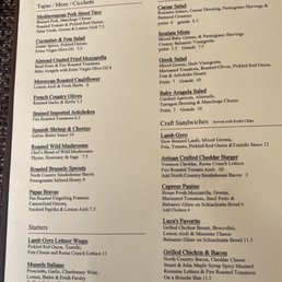 Menu Menu