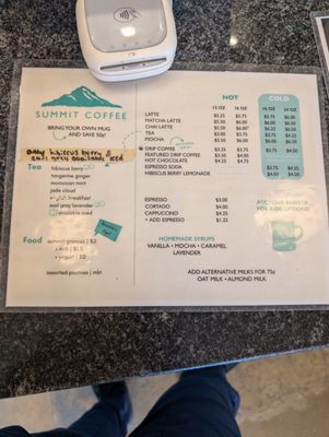 Menu photo 5 Summit Coffee Roswell Roswell, GA Menu photo 5 Summit Coffee Roswell Roswell, GA
