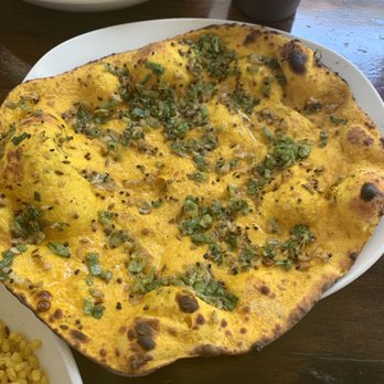 Pondicheri - Garlic naan - Indian Near Me - Houston, Texas Pondicheri - Garlic naan - Indian Near Me - Houston, Texas