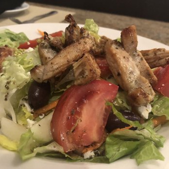 Athens Cafe - Grilled chicken Greek Salad - Greek Near Me - Jacksonville, Florida