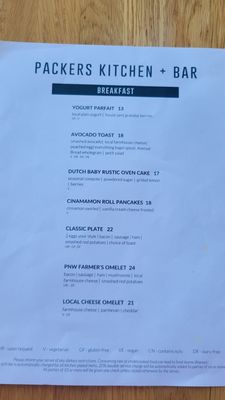 Menu photo 4 Packers Kitchen + Bar Blaine, WA