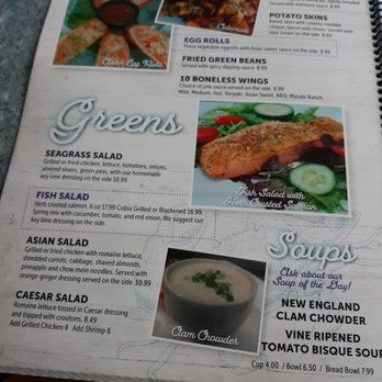 Seagrass Waterfront - Food choices - Seafood Near Me - Homosassa, Florida Seagrass Waterfront - Food choices - Seafood Near Me - Homosassa, Florida