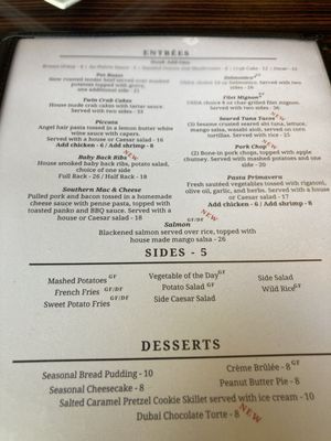Menu photo 2 Heritage Restaurant Morgantown, PA