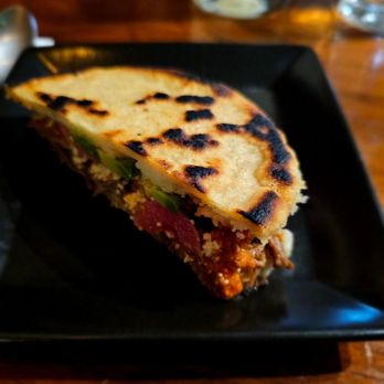 Mr Pollo - Braised beef arepa - New American Near Me - San Francisco, California